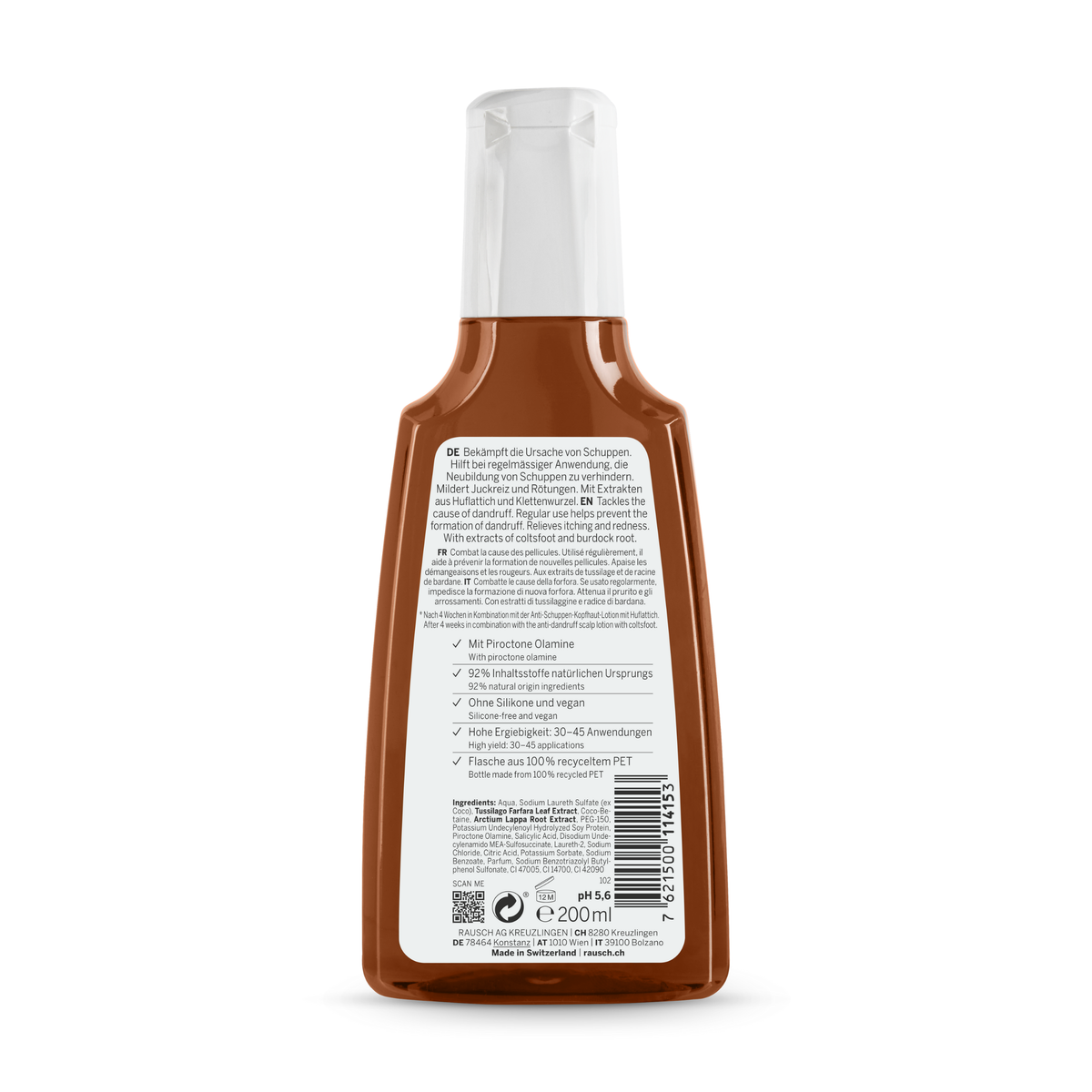 Rausch Coltsfoot Anti-Dandruff Shampoo 200ml