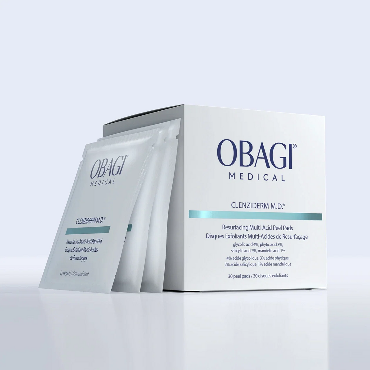 Obagi Clenziderm Resurfacing Multi-Acid Peel 30 Pads