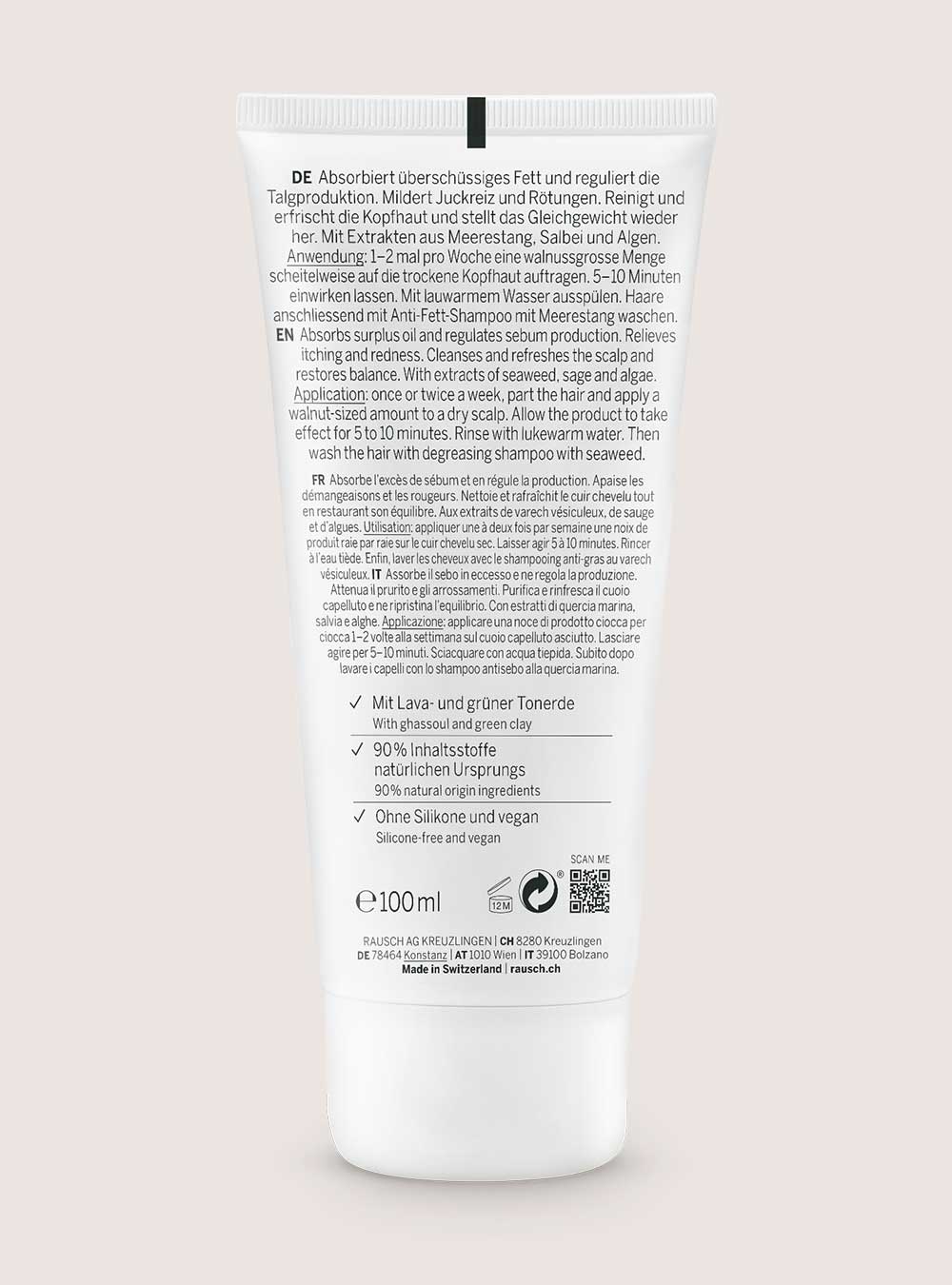 Ruasch Seaweed Scalp Pack Mask100ml