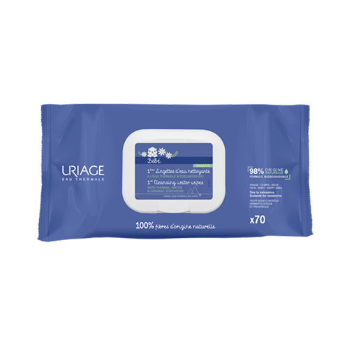 Uriage Baby 1st Cleansing Water Wipes X70