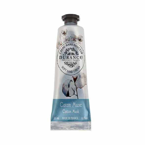 Durance Soft hand cream Cotton Musk 30 mL 1 fl.oz