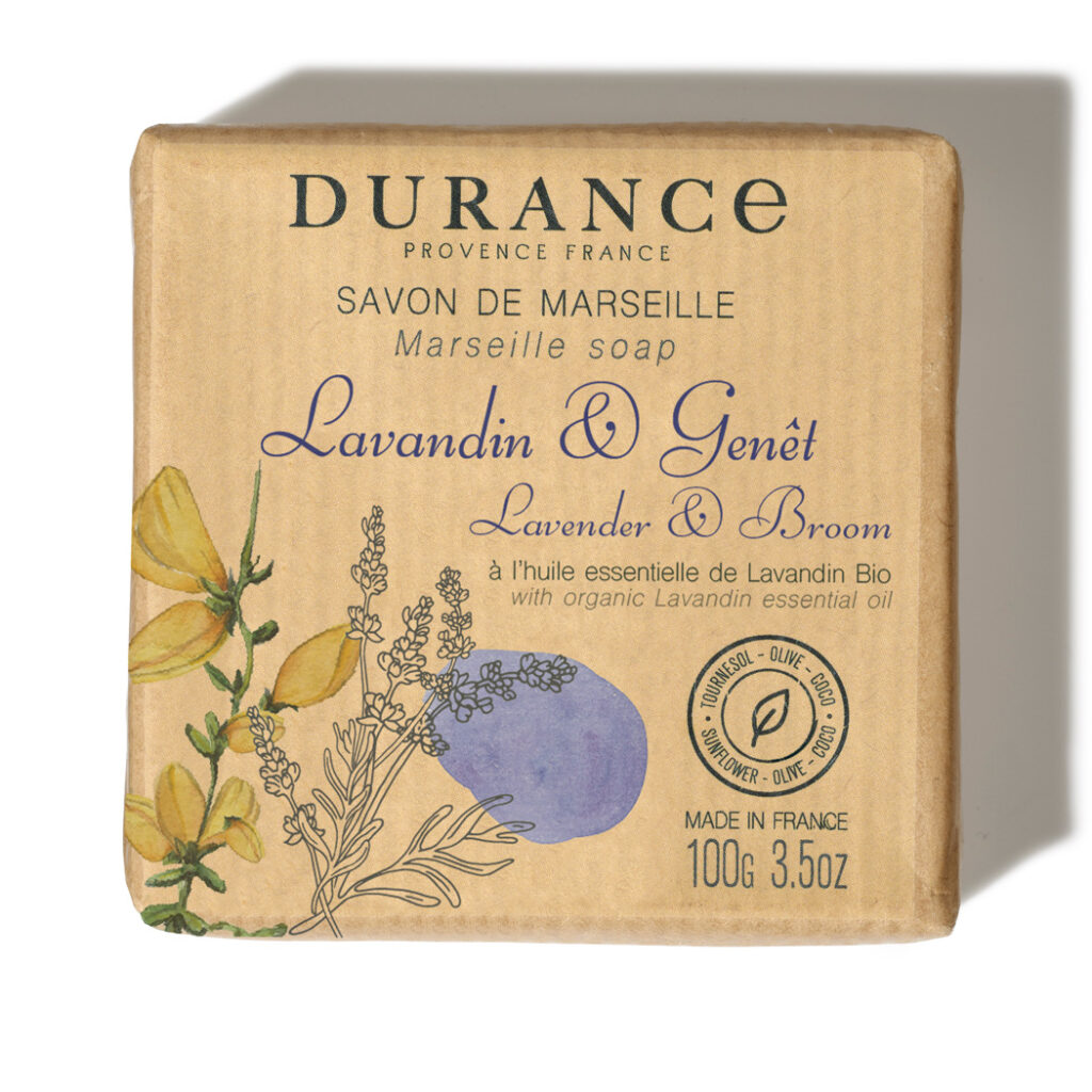 Durance Marseille soap Lavender & Broom 100 g 3,5 oz