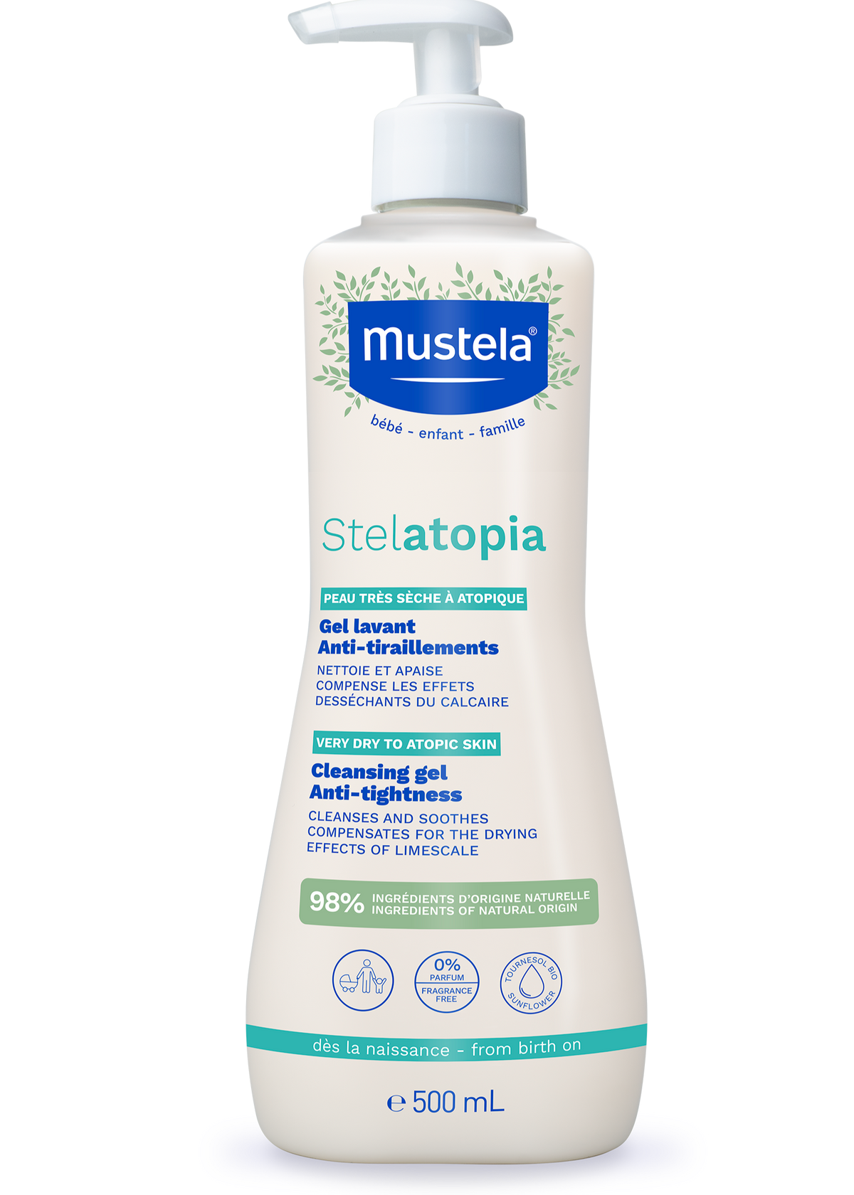 Mustela Stelatopia Cleansing Gel 500ml