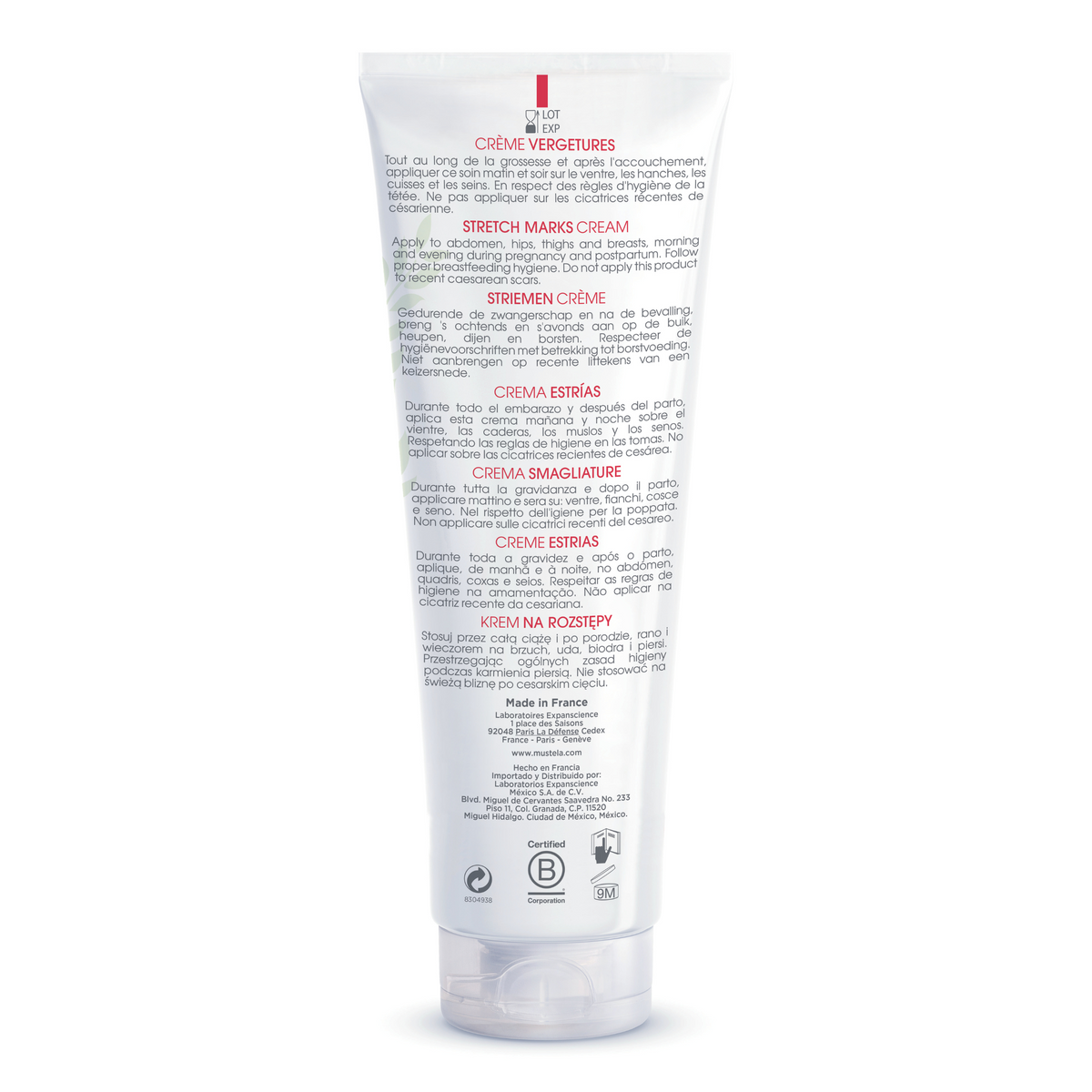 Mustela Stretch Marks Cream 3 in 1 250ml