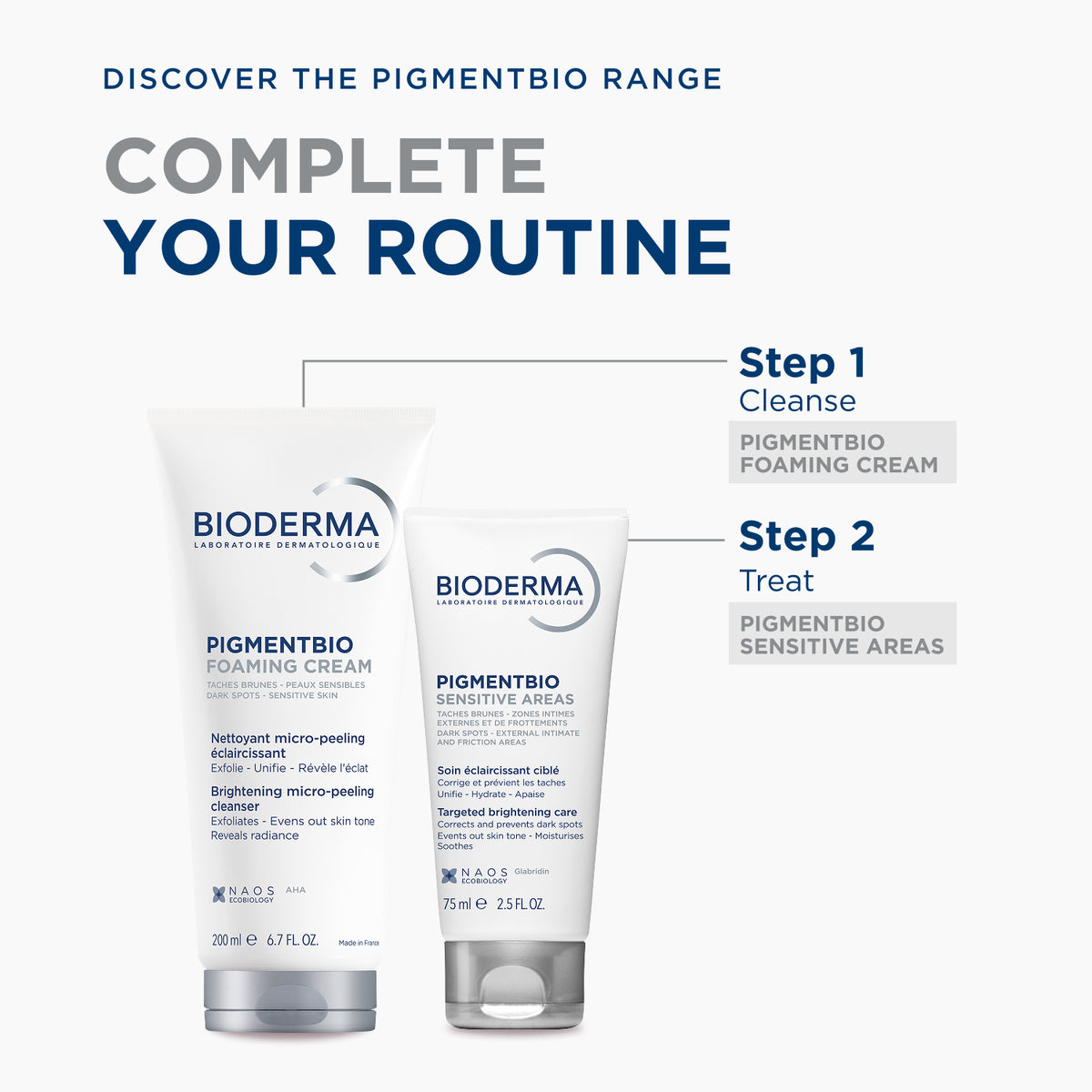 BIODERMA PIGMENTBIO SENSITIVE AREAS TUBE 75ML