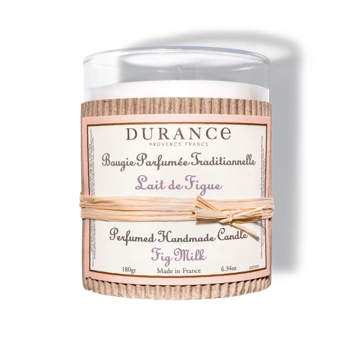 Durance Perfumed Handmade Candle 180 gr 6.34 oz Fig Milk
