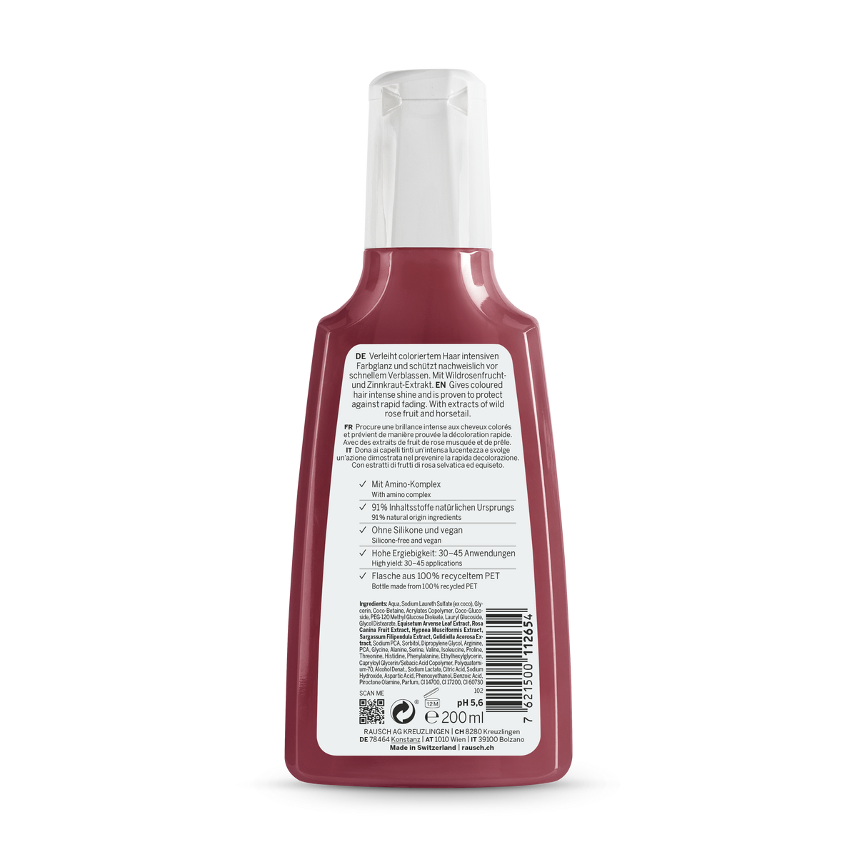 Rausch Colour-protecting Shampoo with Wild Rose 200ml