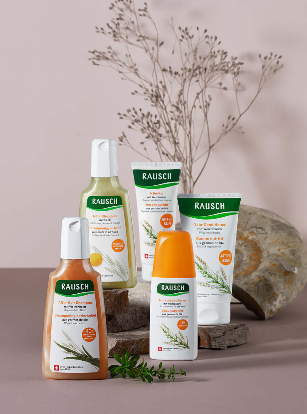 Rausch Moisturising spray conditioner with wheatgerm 100ml