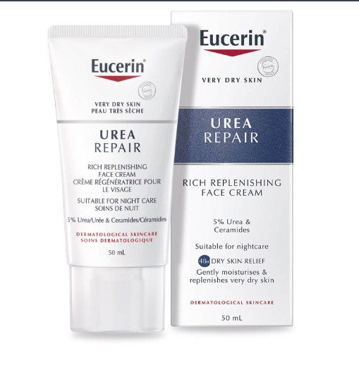 Eucerin UreaRepair Rich Replenishing Face Cream 5% Urea 50ml