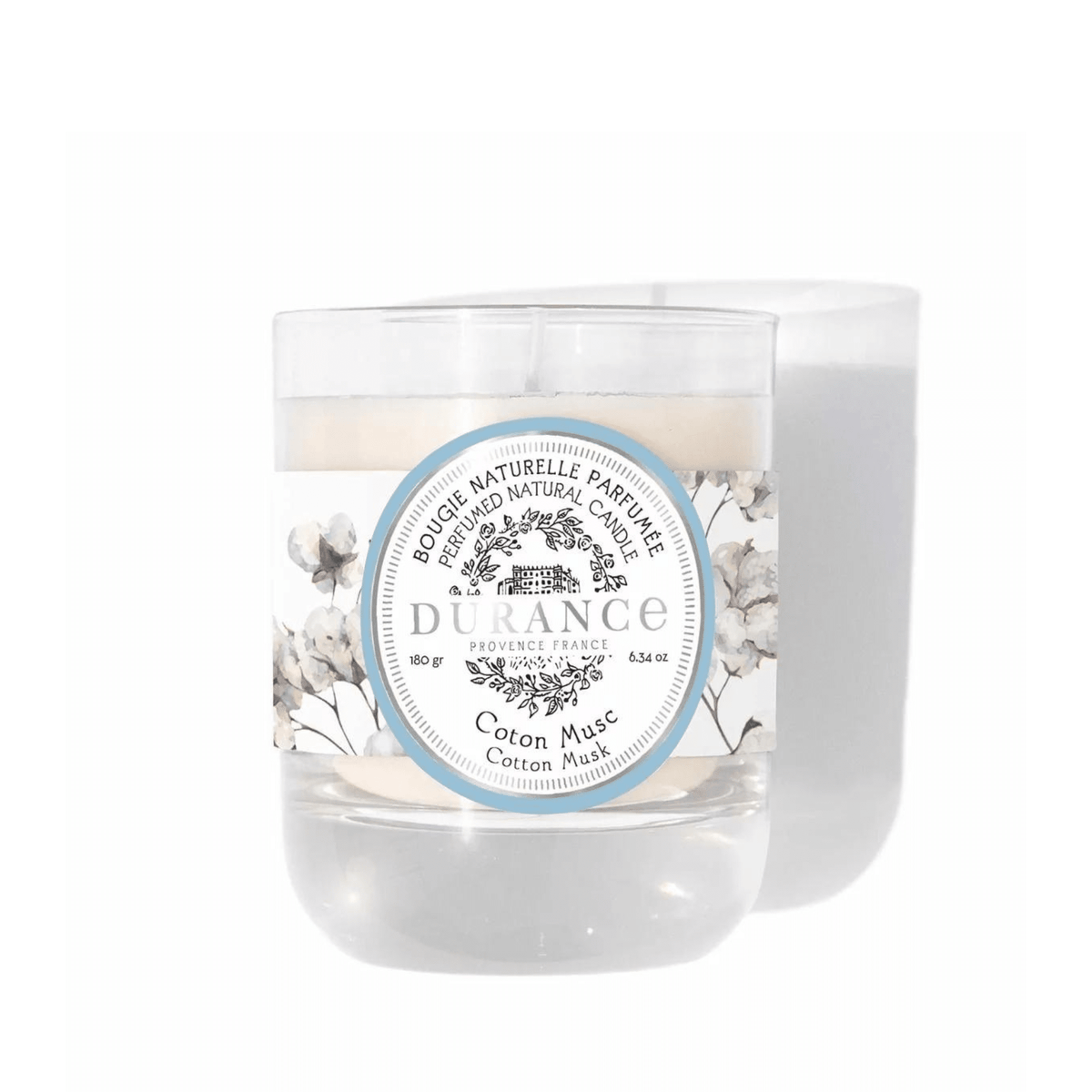 Durance Perfumed natural candle Cotton Musk 180 gr 6.34 oz