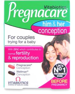 Vitabiotics Pregnacare His & Her 60 Tablets