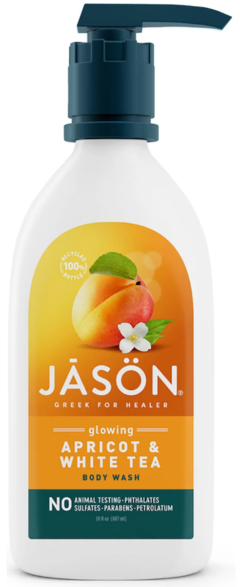 Jason Apricot & White Tea Body Wash With Pump 887ml