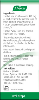 A. Vogel AvenaCalm Avena Sativa Oral Drops 50ml