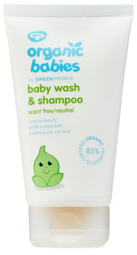 Green People No Scent Baby Wash & Shampoo 150ml