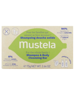 Mustela Shampoo & Body Cleansing Bar 75g