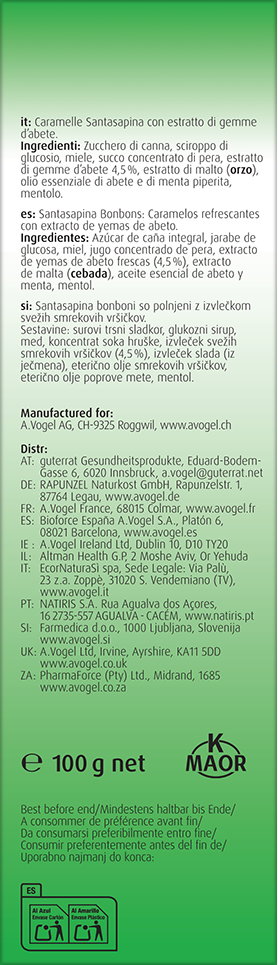 A.Vogel Santasapina Lozenges 30g