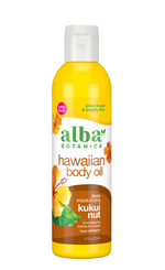 Alba Botanica Hawaiian Kukui Nut Organic Body Oil 250ml