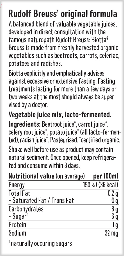 A.Vogel Biotta Breuss Juice 500ml
