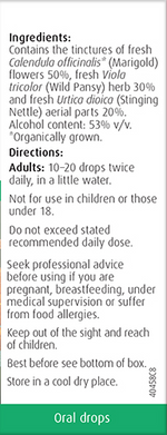 A.Vogel Calendula Oral Drops 50ml