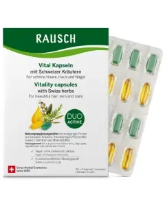 Rausch Swiss Herbal Vitality 30 x 2 Capsules