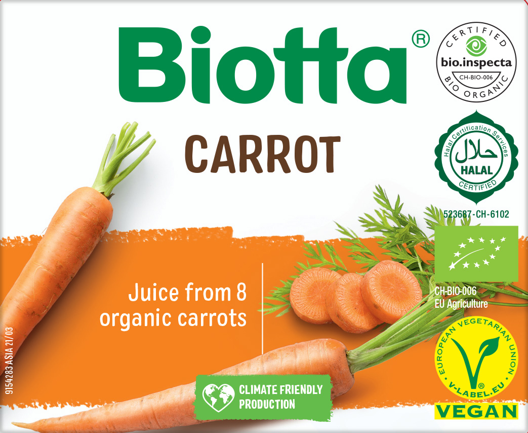 A.Vogel Biotta Carrot Juice 500ml