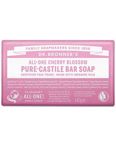 Dr.Bronner's Cherry Blossom Pure-Castille Soap Bar140g