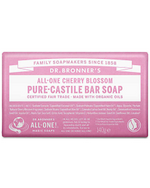 Dr.Bronner's Cherry Blossom Pure-Castille Soap Bar140g