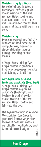 A.Vogel Moisturising Eye Drops 10ml