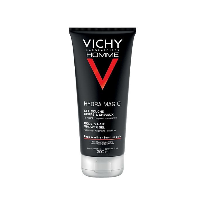 Vichy Homme Invigorating Hydra Mag-C Shower Gel 200ml