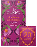 Pukka Elderberry & Echinacea with Elderflower Herbal Tea x 20 bags