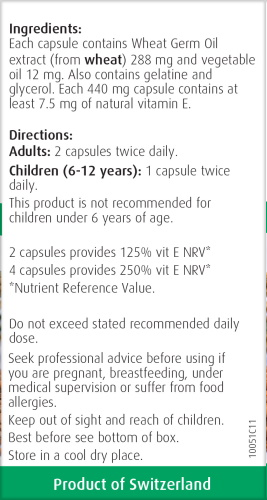 A.Vogel Wheat Germ Oil 120 Capsules