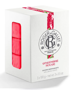 Roger & Gallet Gingembre Rouge Soap Coffret 3 x 100g