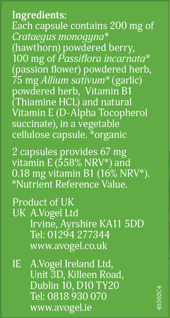 Jan de Vries Hawthorn-Garlic Complex 90 Capsules