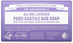 Dr.Bronner's Lavender Pure-Castille Soap Bar 140g