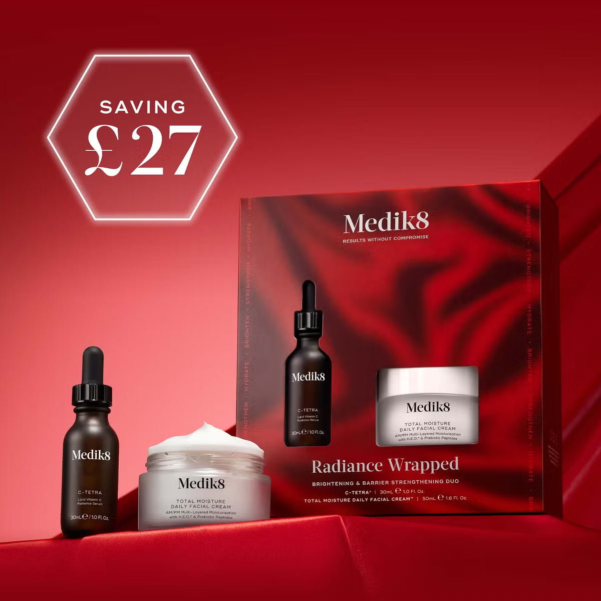 Medik8 Radiance Wrapped Gift Set (Worth £90)