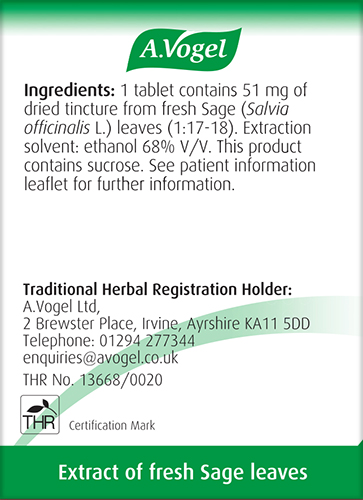 A.Vogel Menoforce Sage Tablets