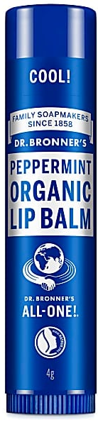 Dr.Bronner's Organic Peppermint Lip Balm 4g