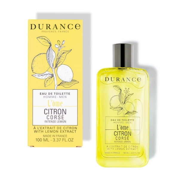 Durance Eau de toilette Intense Lemon with Lemon extract 100 mL 3.33 fl.oz