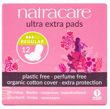 Natracare Ultra Extra Pads Normal with wings 12's