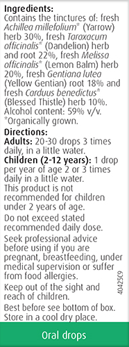 A.Vogel Yarrow Herbal Bitters Complex Drops 50ml