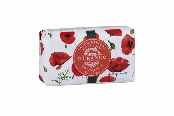Durance Perfumed soap Pretty Poppy 125 gr 4.40 oz