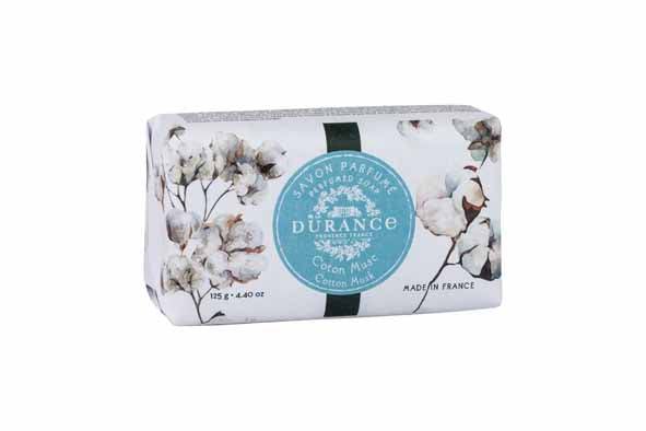 Durance Perfumed soap Cotton Musk 125 gr 4.40 oz
