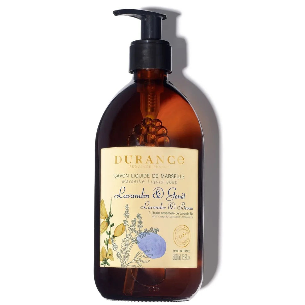 Durance Marseille Liquid soap Lavender & Broom 500 mL 16,9 fl.oz
