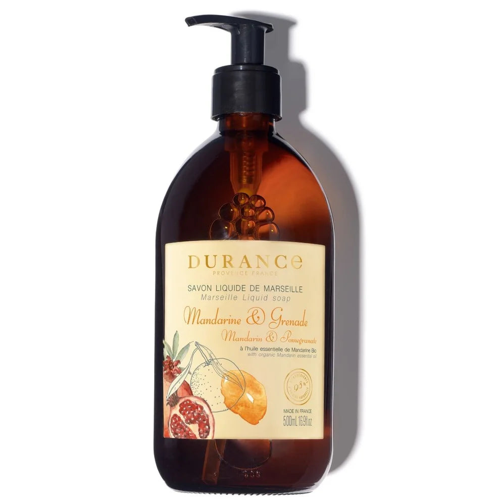 Durance Liquid Marseille soap Mandarin & Pomegranate 500 mL 16,9 fl.oz
