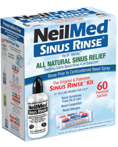 Snus Rinse NeilMed Sinus Rinse Kit 60 Premixed Sachets– Essentials London ...