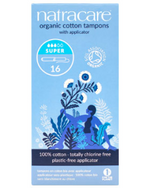 Natracare Super Organic Cotton Tampons with Applicator 16’s