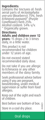 A.Vogel Uva-ursi and Echinacea Oral Drops 50ml