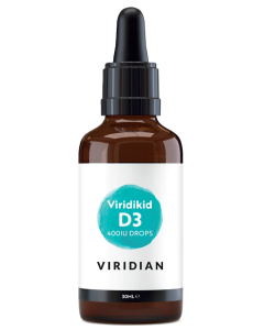 Viridian Viridikid Liquid Vitamin D3 Drops 400iu 30ml