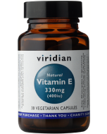Viridian Natural Vitamin E 400iu Veg Caps 30caps 