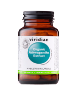 Viridian Organic Ashwagandha Veg Caps 60caps 